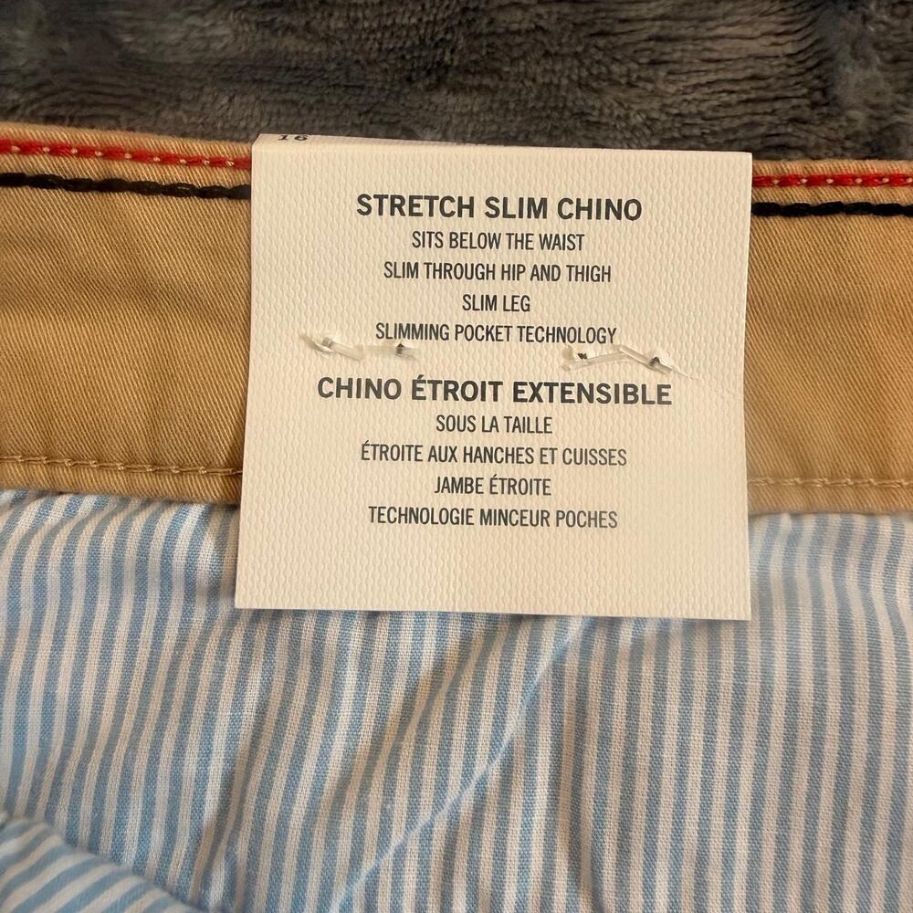 NWT Tommy Hilfiger TH Flex Slim Chino Pants Women’s Sz 16 Stretch Slimming - Picture 5 of 16